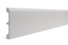 Плинтус для пола 80х13 мм Decor-Dizayn 706-115 полистирол белый, под покраску 2.4 м