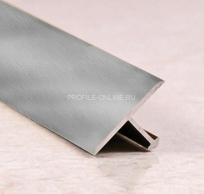 Т-образный профиль алюминиевый 18 мм ПТ-18 графит глянец 2,7 м