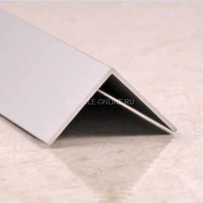Уголок алюминиевый 12х12 мм ПН-12х12 серебро матовое 2,7 м