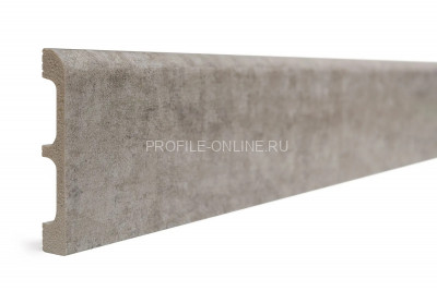 Плинтус для пола 80х13 мм Decor-Dizayn 706-25 полистирол под мрамор 2.4 м