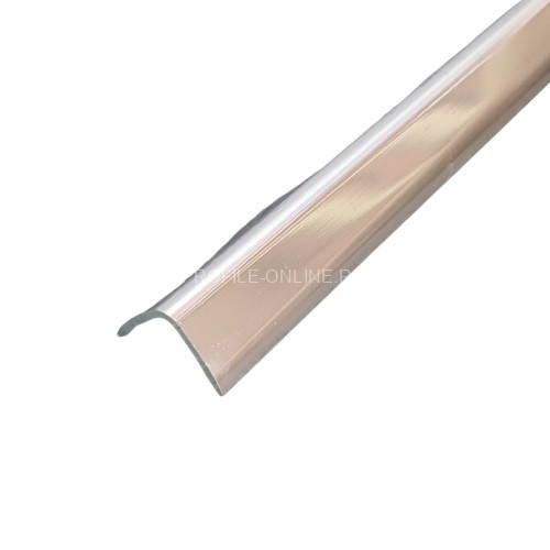 Уголок 10х10 мм из алюминия ПН-10х10 розовый глянец 2.7 м