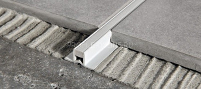 Компенсационный профиль ПВХ 11 мм Progress Profiles C516-GS темно-серый 2,5 м