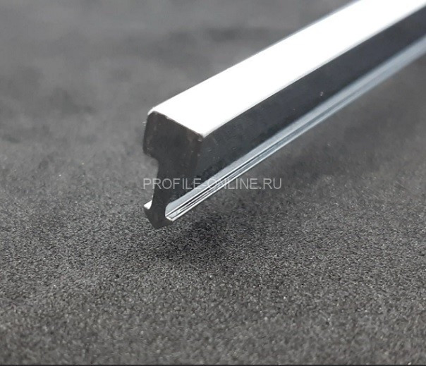 Латунный Т-профиль вставка 5х10 Progress Profiles PITOC 510 хром 2,7 м