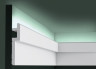 Потолочный плинтус Orac Decor Purotouch C395 белого цвета из полиуретана 31х155 мм 200 см