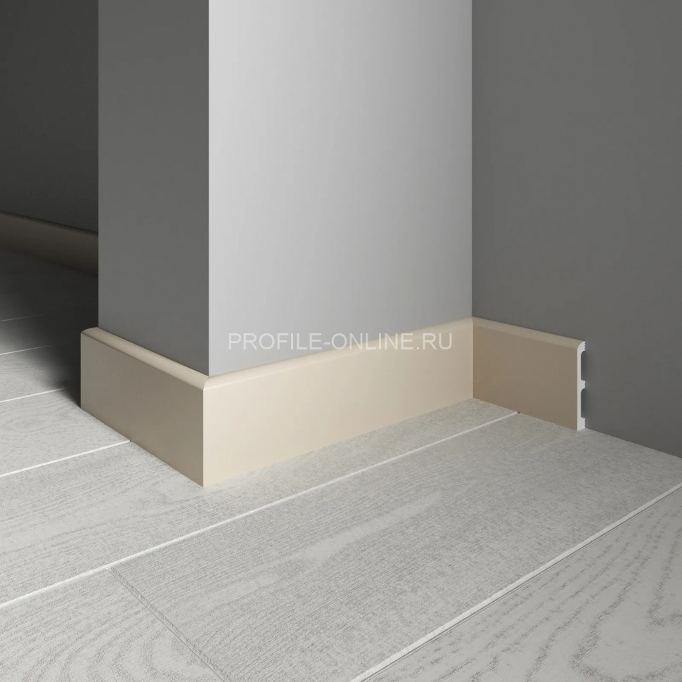 Плинтус для пола 80х13 мм Decor-Dizayn 706-74 полистирол под мрамор 2.4 м