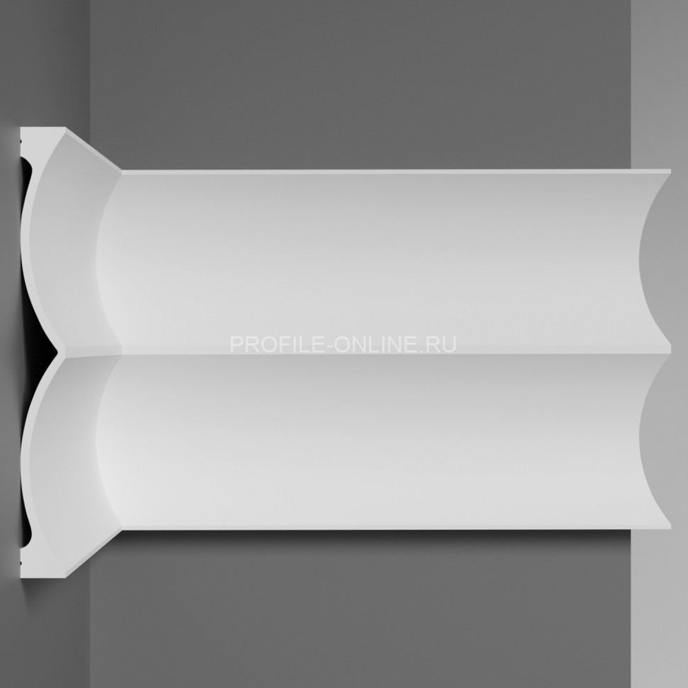 Стеновая декоративная панель 3D Decomaster D322 Дюропрофиль 200х20х2900 мм белая под покраску