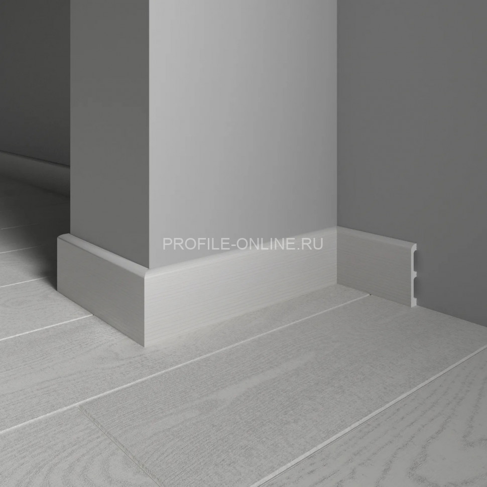 Плинтус для пола 80х13 мм Decor-Dizayn 706-75 полистирол под мрамор 2.4 м