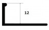 Латунный L-профиль 12 мм ЛГ-12 полированный 2,7 м