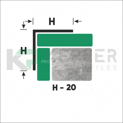 Равнополочный уголок 20х20 мм из нержавеющей стали SS 304 FSAP002-20-P S.S.304 полированный 3 м