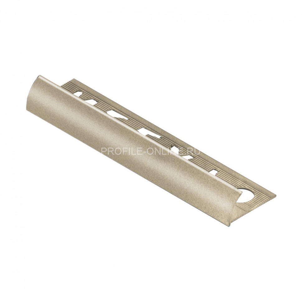 Алюминиевый С-образный профиль для плитки 12 мм NEEXY PV18-09-BCP шампань блестящая 2.7м