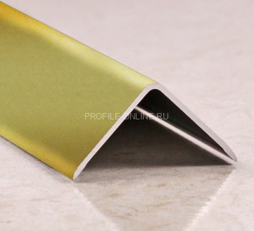 Алюминиевый уголок 15х15 мм PV61-12 песок матовый 2,7 м