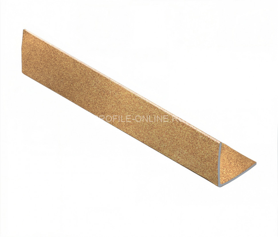 Уголок из нержавеющей стали 20х20 мм NEEXY PVS100-16 SMG песок матовый 2.7 м