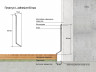 Соединитель 10х60 мм алюминиевый для плинтуса Laconistiq Adhesive 60 черный