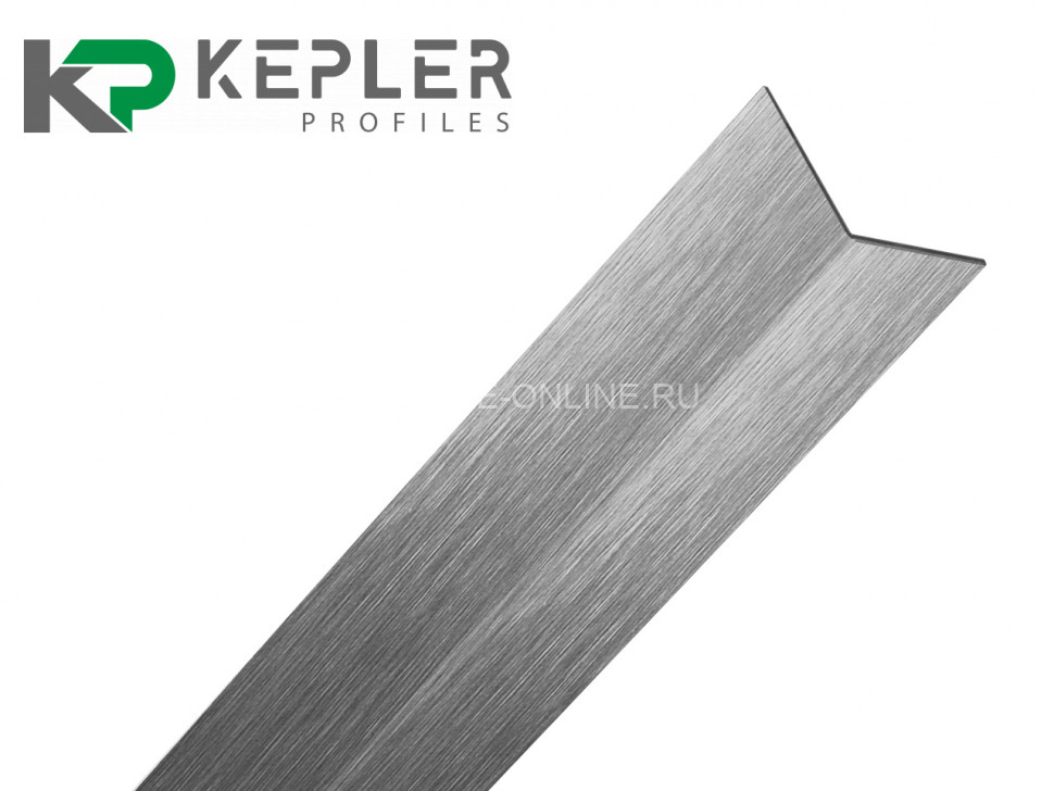 Равнополочный уголок 20х20 мм из нержавеющей стали SS 304 FSAP002-20-S S.S.304 сатинированный 3 м