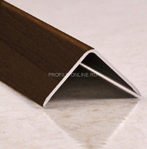 Уголок алюминиевый 15х15 мм ПН-15х15 бронза глянец браш 2,7 м