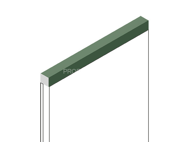 Декоративный молдинг HiWood D12V1 GN81 из фитополимера под дерево 12х12 мм 2.7 м