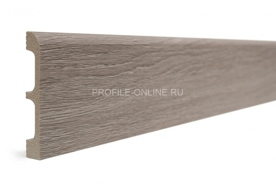 Плинтус для пола 80х13 мм Decor-Dizayn 706-80SH полистирол под дерево 2.4 м