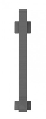 Соединитель 10х80 мм алюминиевый для плинтуса Laconistiq Adhesive 80 серебро