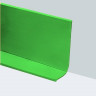 Гибкий плинтус для пола 50 мм ПГ65 зеленый без клея 6м