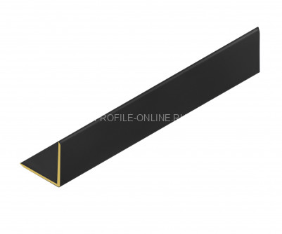 Уголок 10х10 мм из латуни ЛПН-10х10 черный матовый 2.7 м