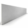 Плинтус для пола алюминиевый 100 мм Диал ПЛ-100 0035 без покрытия 3 м