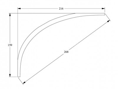 Потолочный плинтус Orac Decor Purotouch C990 белого цвета из полиуретана 216х159 мм 200 см