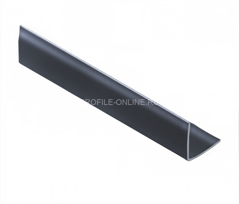 Уголок из нержавеющей стали 20х20 мм NEEXY PVS100-19 BL черный зеркальный 2.7 м