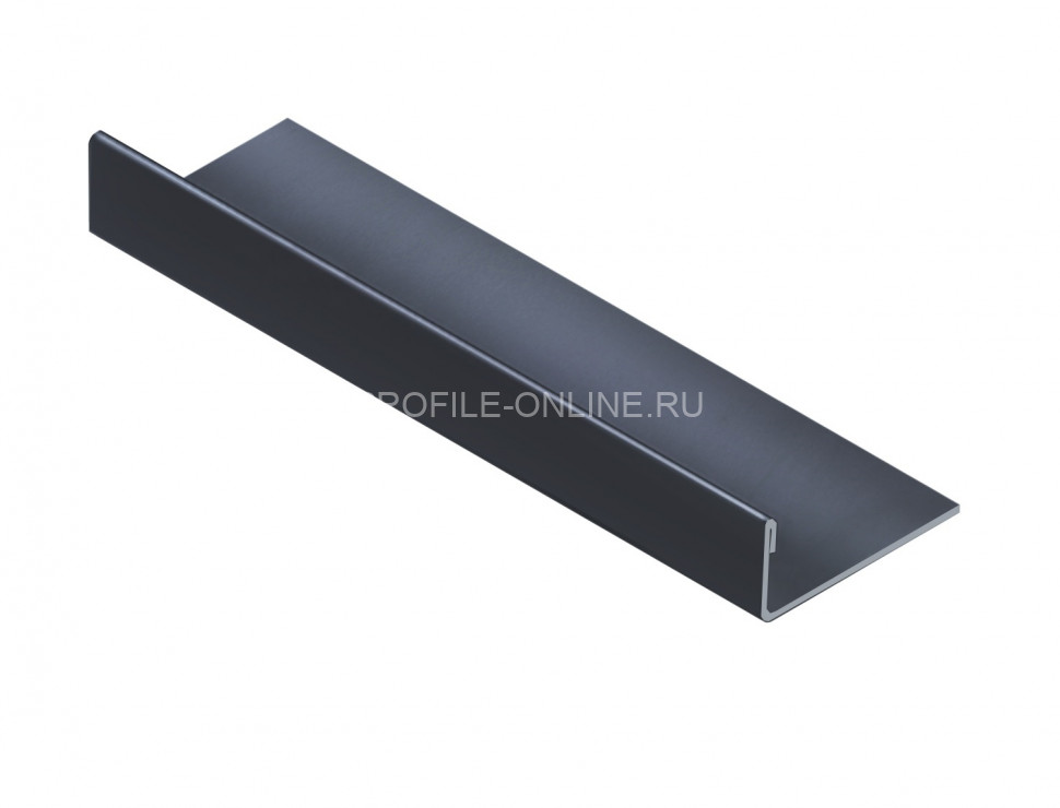 L-образный профиль из нержавеющей стали 8 мм NEEXY PVS92-19 BL черный зеркальный 2.7 м