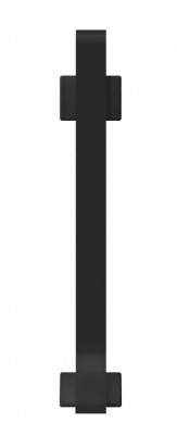 Соединитель 10х80 мм алюминиевый для плинтуса Laconistiq Adhesive 80 черный