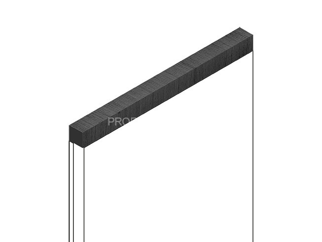 Декоративный молдинг HiWood D12V1 GR26 из фитополимера под дерево 12х12 мм 2.7 м