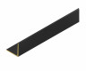 Уголок 20х20 мм из латуни ЛПН-20х20 черный матовый 2.7 м