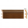 Плинтус напольный Дуб антик DECOMASTER D232-75ДМ (100x22x2400)
