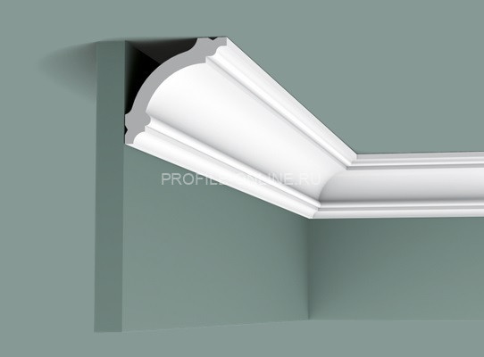 Потолочный плинтус Orac Decor Durofoam CB511N белого цвета из полистирола 67х67 мм 200 см