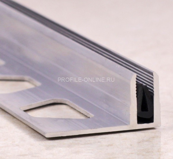 Монтажная планка для Т-профиля алюминиевая 10 мм ПТО-10 без покрытия 2,7 м