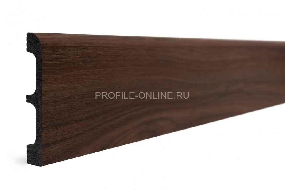 Плинтус для пола 80х13 мм Decor-Dizayn 706-88SH полистирол под дерево 2.4 м