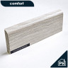 Плинтус ПВХ Comfort Classic 80 напольный Дуб верде 057 под дерево