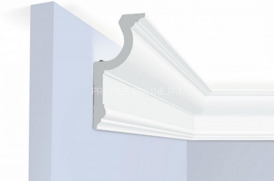 Потолочный плинтус 82х170 мм HiWood A188 белый 200 см