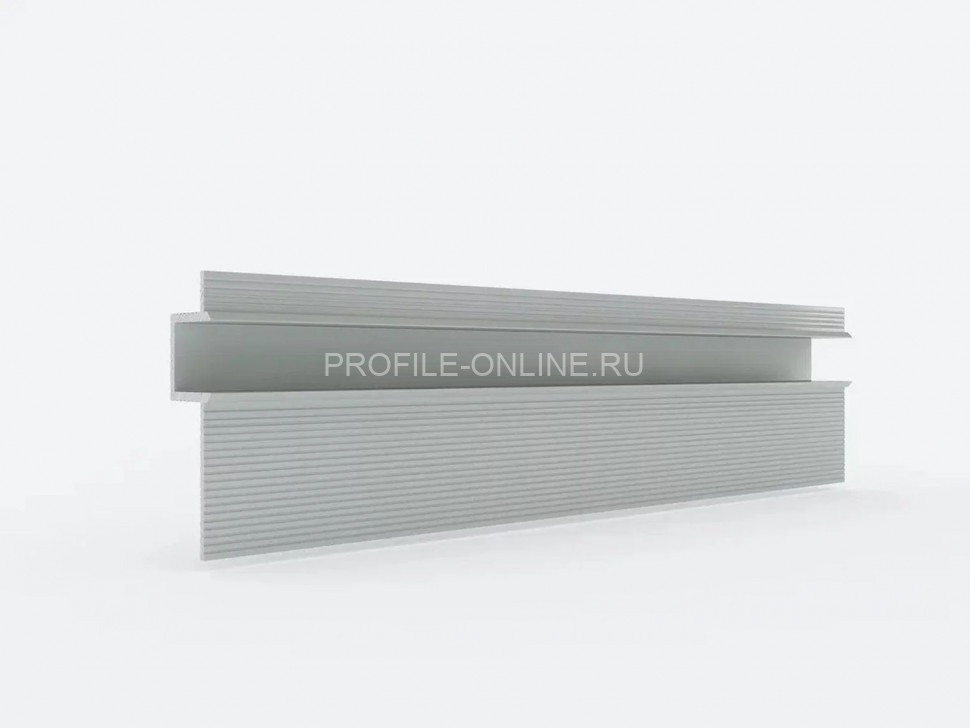 Алюминиевая рейка теневая скрытого монтажа 10 мм Laconistiq Classic без покрытия 3м