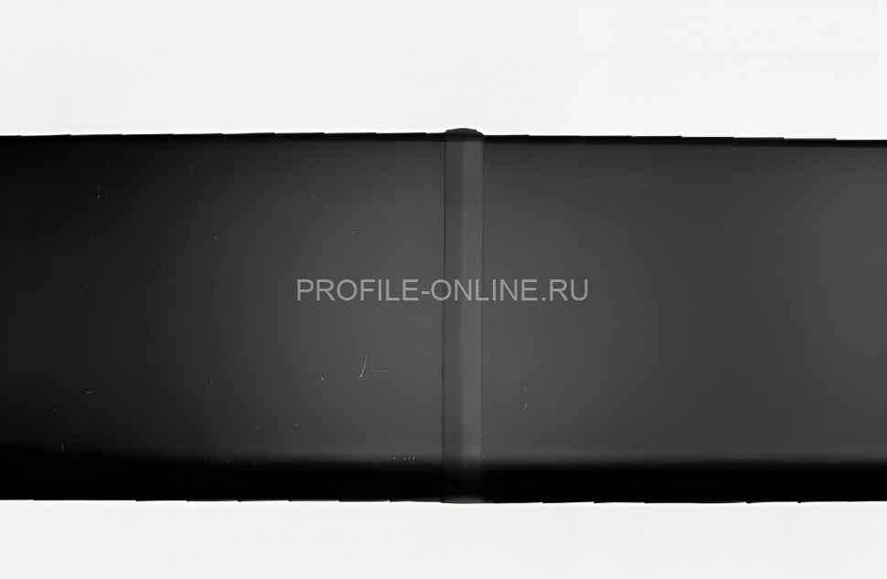 Соединитель для плинтуса Евротрим L-100 ПВХ черный