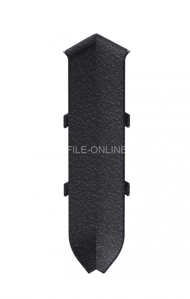 Угол внутренний для алюминиевого плинтуса 80 мм NEEXY I-AKBD80-SBL муар черный