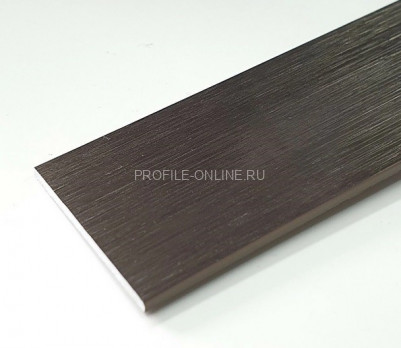 Полоса алюминиевая 20 мм бронза глянец браш 2,7 м