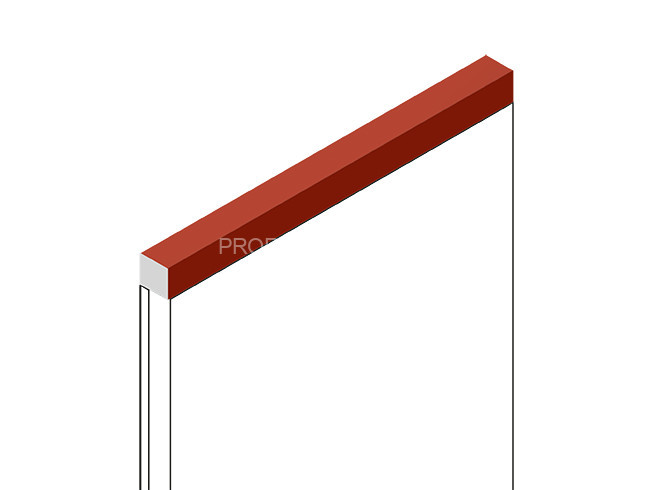 Декоративный молдинг HiWood D12V1 OR3 из фитополимера под дерево 12х12 мм 2.7 м