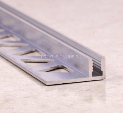 Монтажная планка для Т-профиля алюминиевая 7 мм ПТО-7 без покрытия 2,7 м