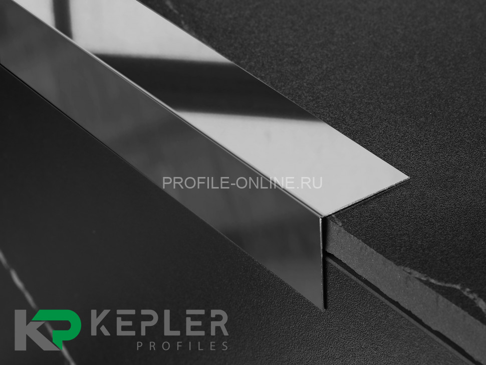 Равнополочный уголок 30х30 мм из нержавеющей стали SS 304 FSAP002-30-P S.S.304 полированный 3 м