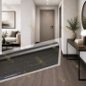 Плинтус ПВХ Comfort Classic 80 напольный Венге 226 под дерево