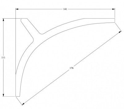 Потолочный плинтус для скрытой подсветки Orac Decor Purotouch C991 белого цвета из полиуретана 140х110 мм 200 см