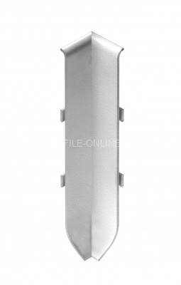 Угол внутренний для алюминиевого плинтуса 80 мм NEEXY I-AKBD80-SW муар белый
