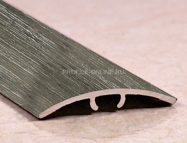 Алюминиевый порог одноуровневый ламинированный 30 мм ПО-31 208 Сосна полярная 2,7 м