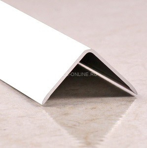 Алюминиевый уголок 20х20 мм ПН-20х20 белый 2,7 м