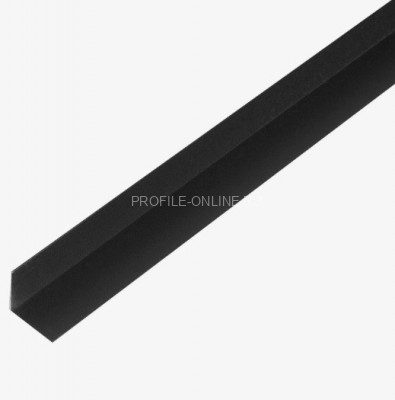 Алюминиевый уголок 10х10 мм ПБ10х10 антрацит муар 3 м